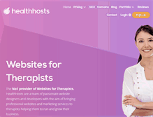 Tablet Screenshot of healthhosts.com
